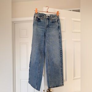 Rag & Bone Miramar Light Blue Straight Leg Jeans